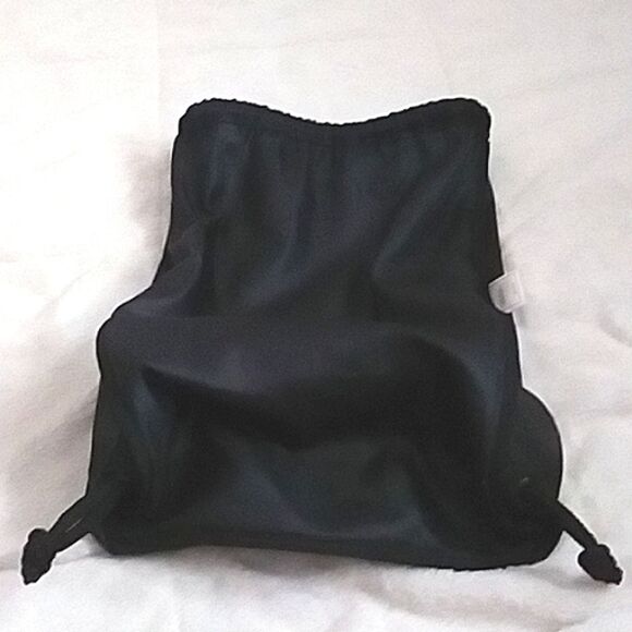 Adidas Sackpack Drawstring Backpack Black White 18X13X4 - Picture 9 of 14